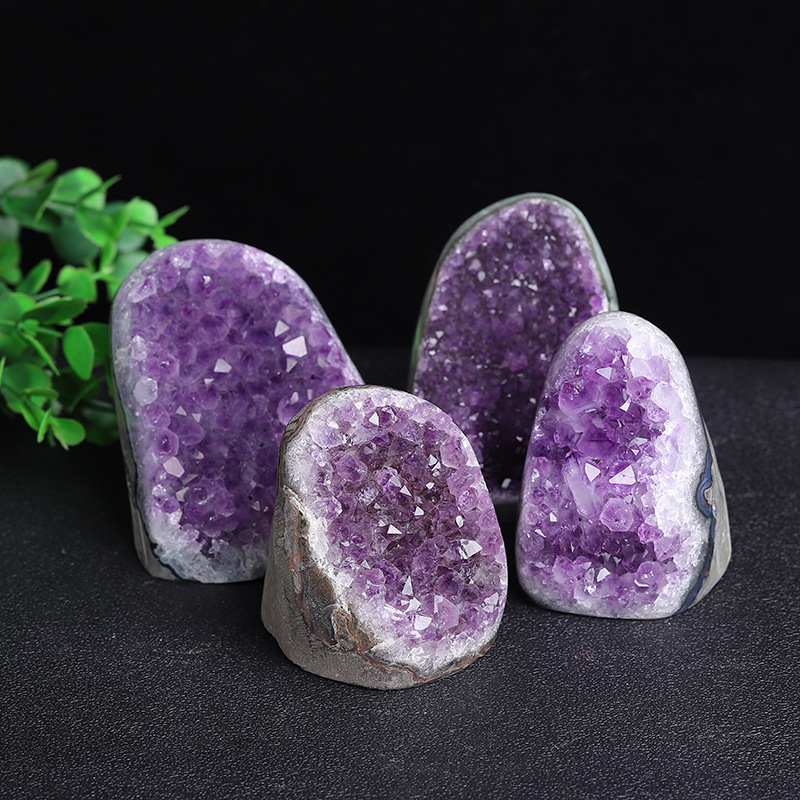 Uruguayan Amethyst Cluster Feng Shui Decor for Home Protection Evil Repellent and Positive Energy