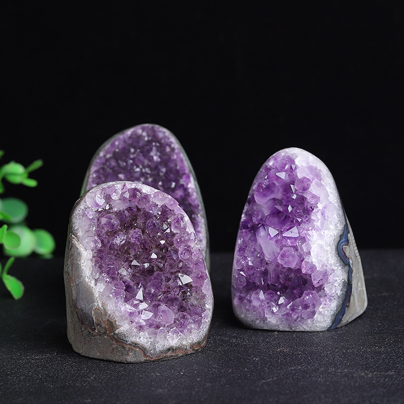 Uruguayan Amethyst Cluster Feng Shui Decor for Home Protection Evil Repellent and Positive Energy