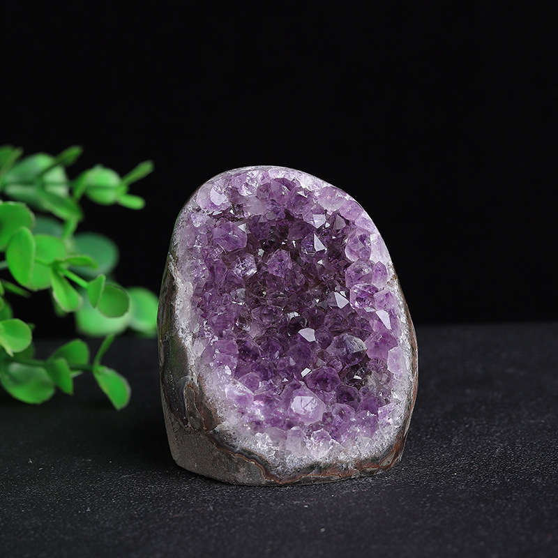 Uruguayan Amethyst Cluster Feng Shui Decor for Home Protection Evil Repellent and Positive Energy