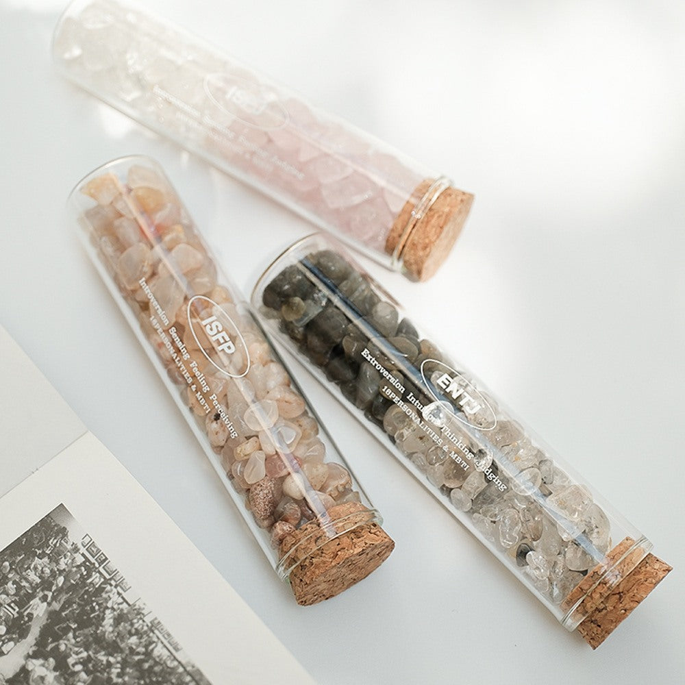 Creative 16 Personality Types MBTI Crystal Wishing Bottle for Good Luck