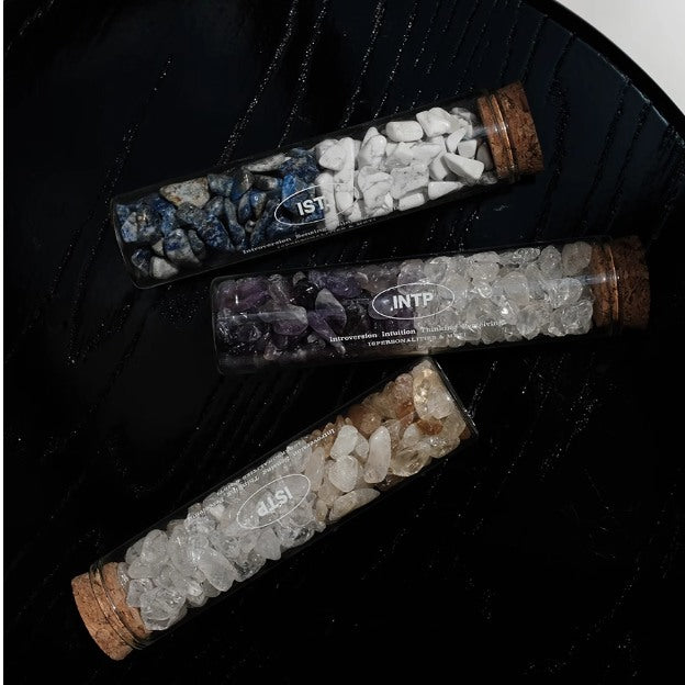 Creative 16 Personality Types MBTI Crystal Wishing Bottle for Good Luck