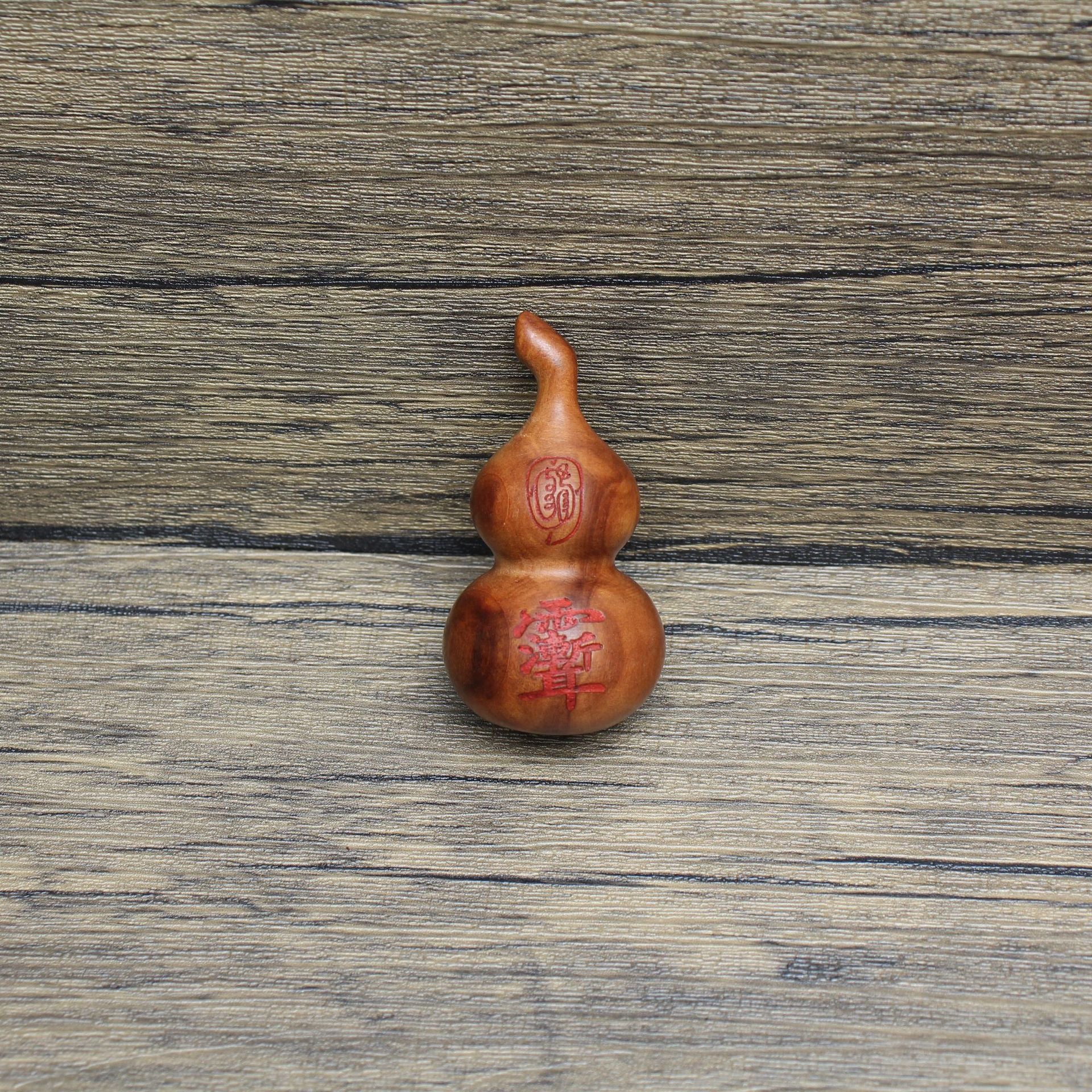 Lightning-Struck_Jujube_Wood_Ziwei_Talisman_Golden_Light_Gourd_Hand-Carved_Ornament_with_Cinnabar_Filling