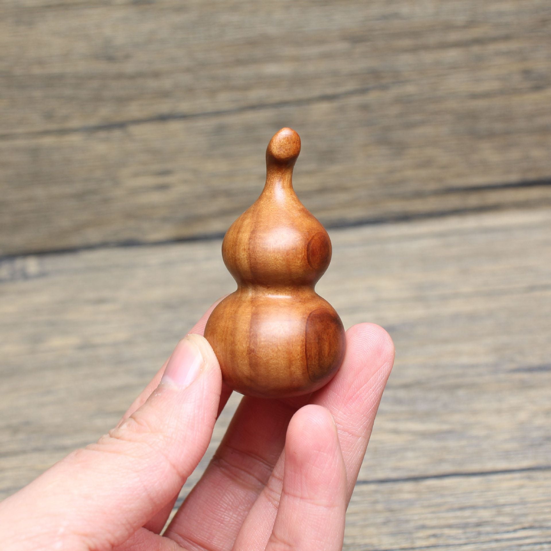 Lightning-Struck_Jujube_Wood_Ziwei_Talisman_Golden_Light_Gourd_Hand-Carved_Ornament_with_Cinnabar_Filling