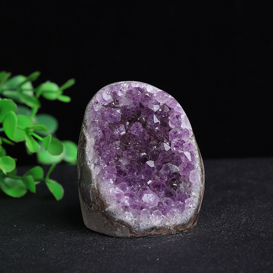 Uruguayan Amethyst Cluster Feng Shui Decor for Home Protection Evil Repellent and Positive Energy